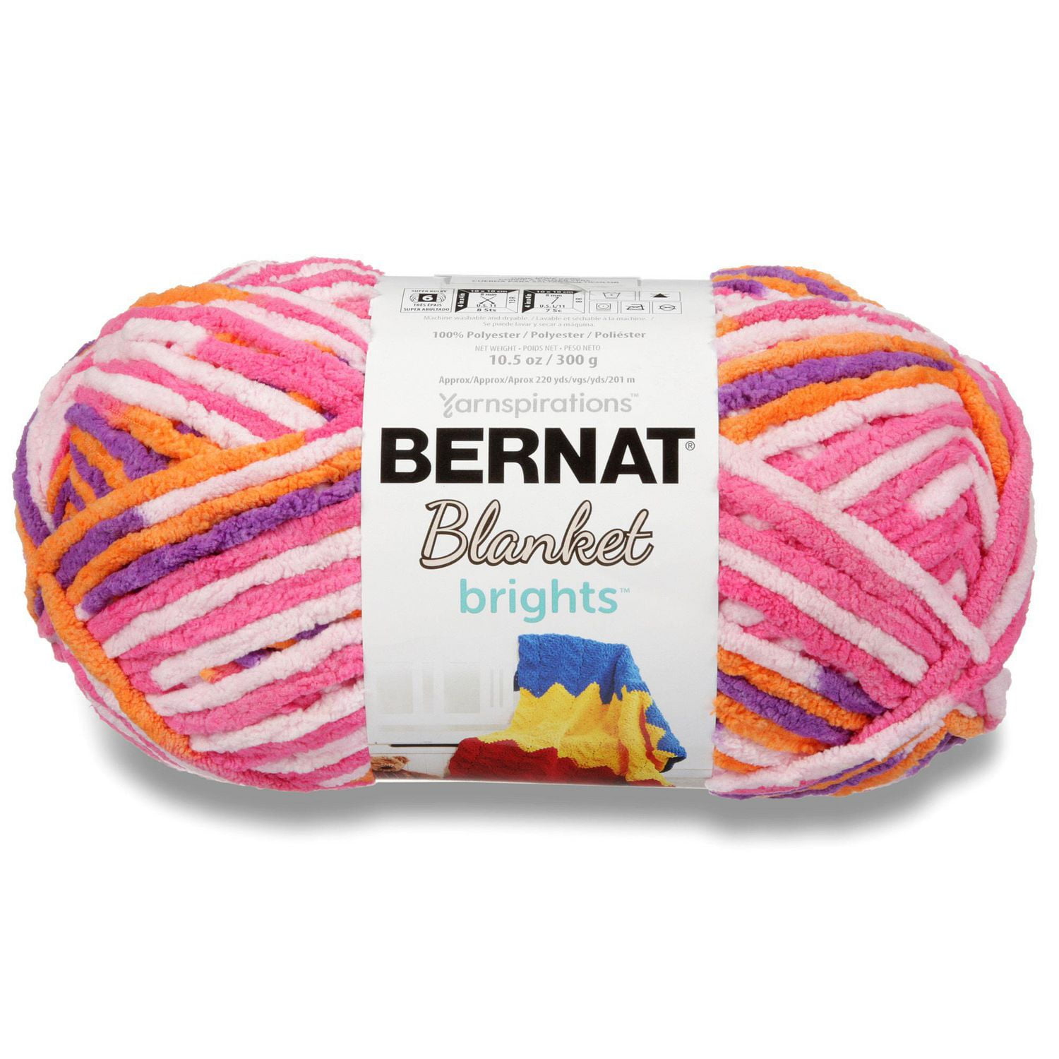 BERNAT BLANKET BRIGHTS YARN (300G/10.5 OZ), JUMP ROPE VARG Walmart Canada
