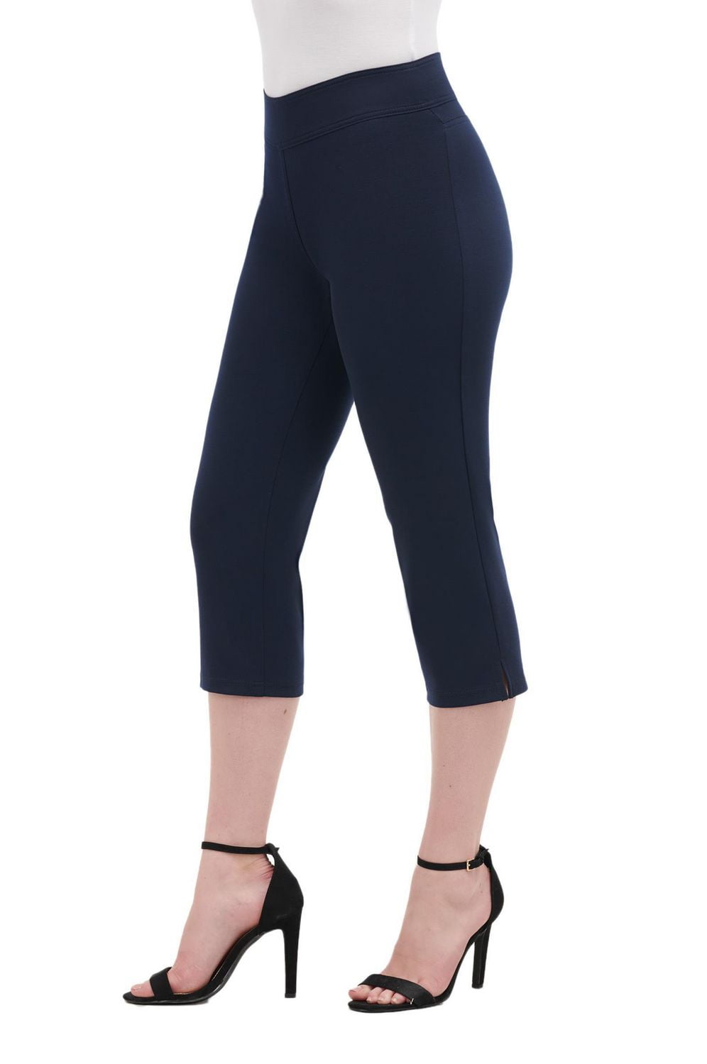 B Label Pull On Ponte Knit Capri