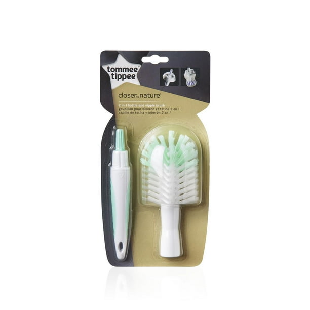 Tommee Tippee Brosse de nettoyage pour biberon 2 en 1 Closer to Nature au  meilleur prix sur