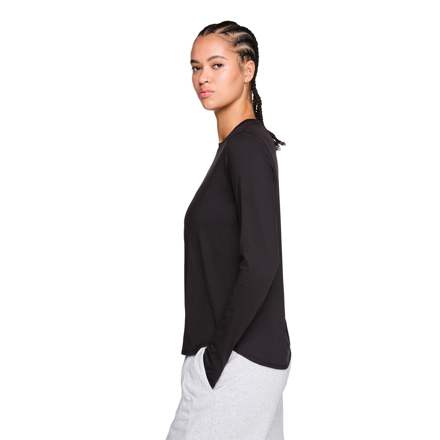 T-shirt à manches longues Athletic Works pour femmes