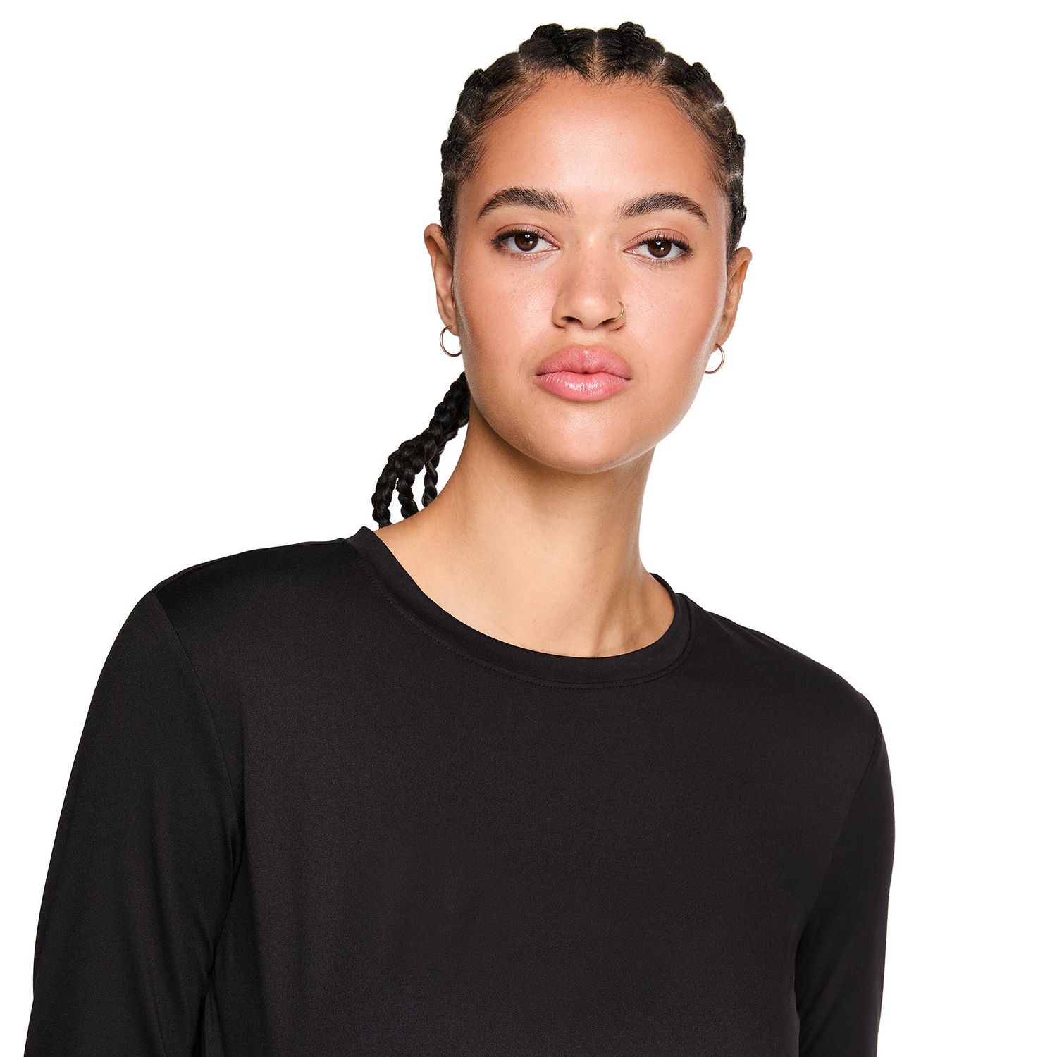 T-shirt à manches longues Athletic Works pour femmes