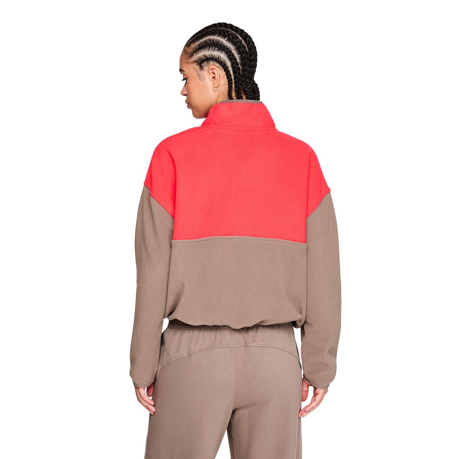 Coton ouaté à demi-fermeture éclair Athletic Works pour femmes