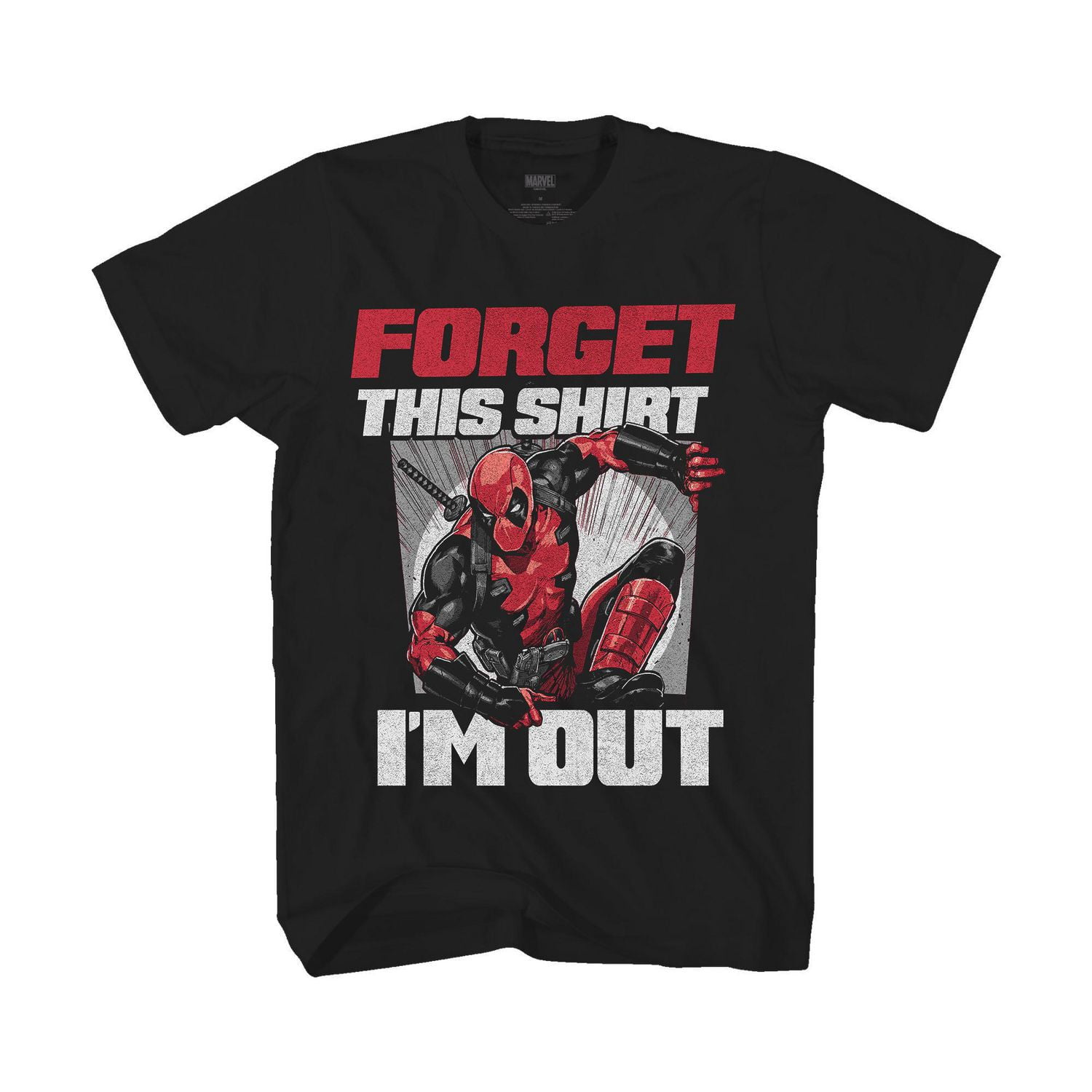 Men s Marvel Deadpool Forget This Shirt T Shirt Walmart