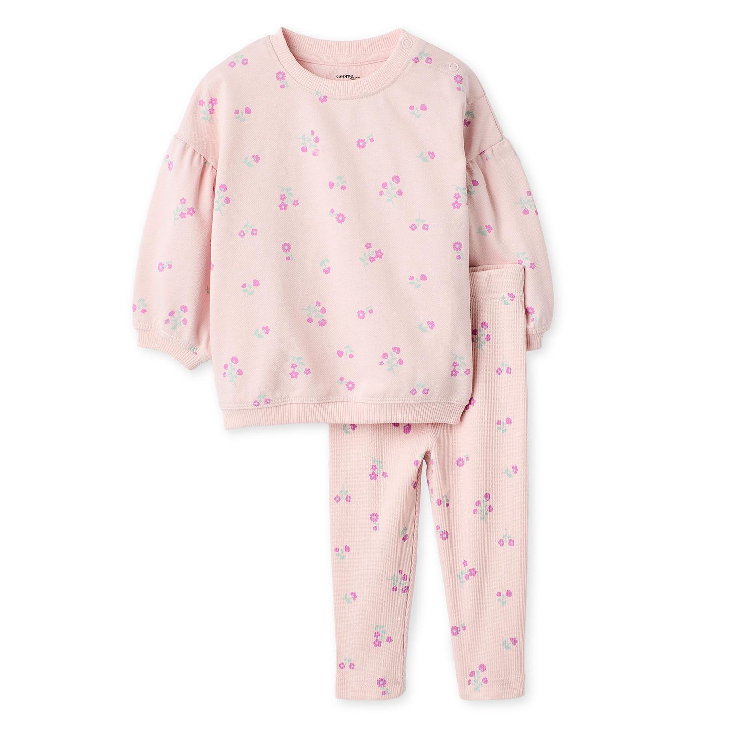 George Baby Girls' Two Piece Sweatshirt Set