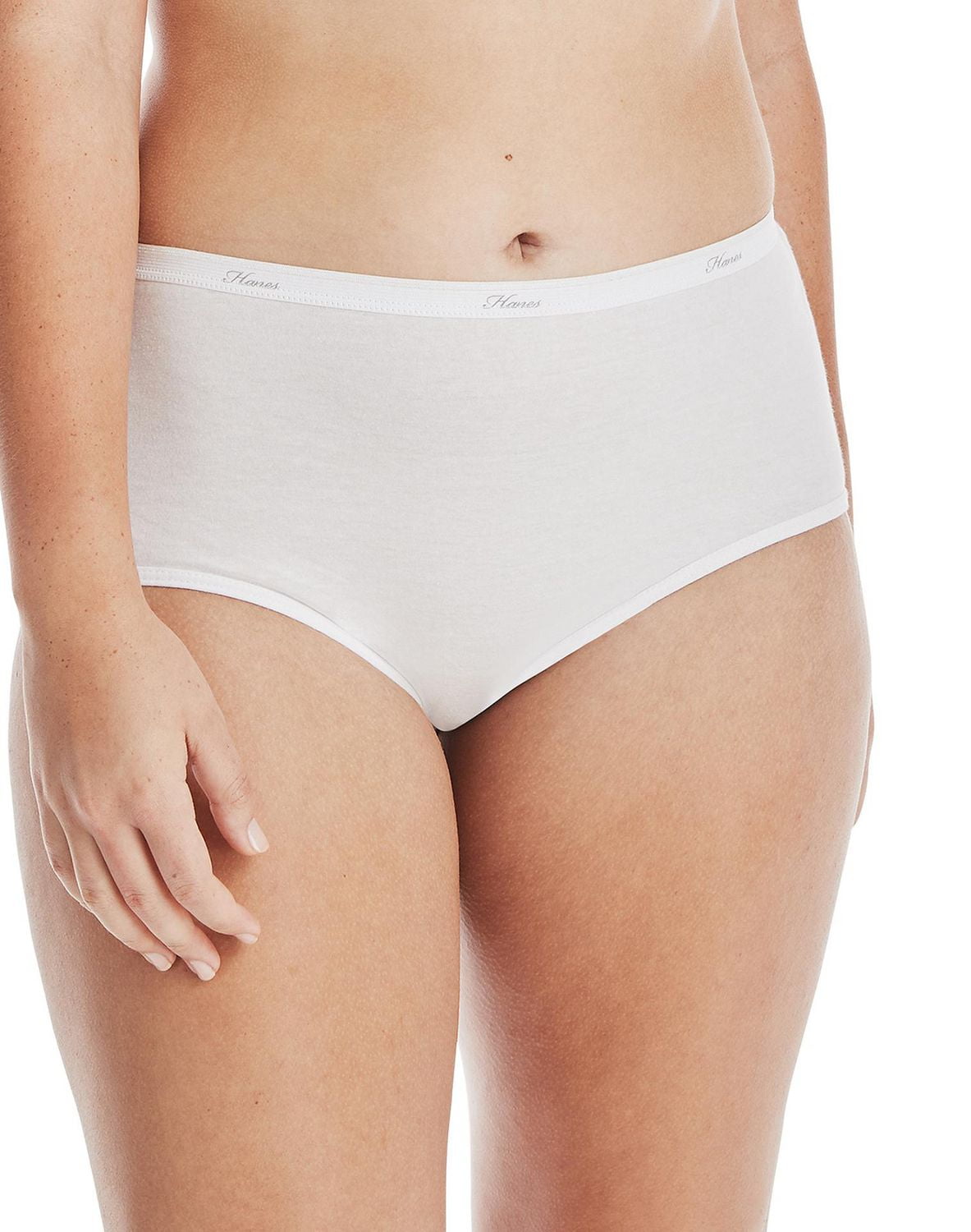 Hanes Women's 6-pack Basics Brief, Sizes: S-2XL