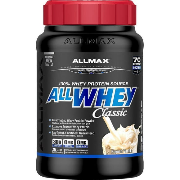 Allmax Allwhey Classic Pure Whey Protein Blend French Vanila Protein Powder, 908 g