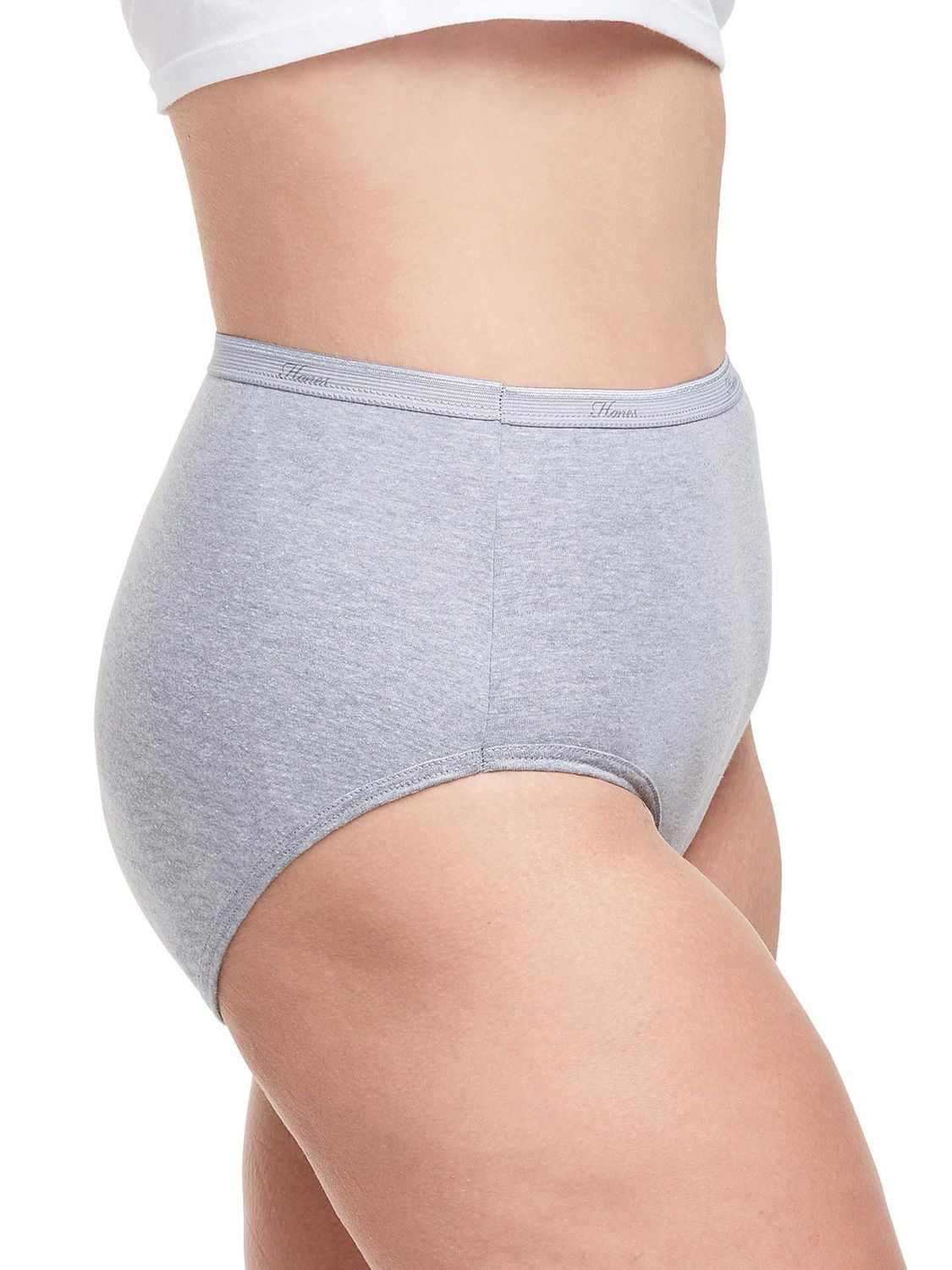 Paquet de 6 culottes base Hanes pour femmes Tailles P-2TG