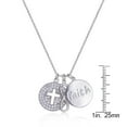 thumbnail image 2 of Collier Quintessential en argent sterling "FOI", 2 of 3
