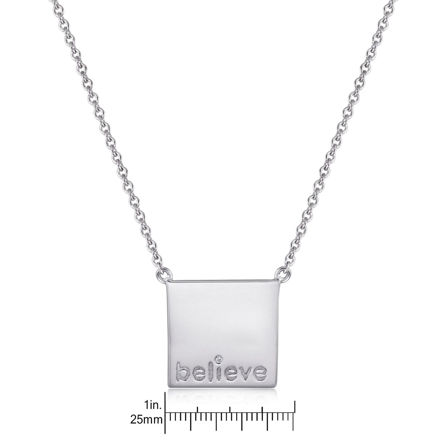 Collier Quintessential en argent sterling "CROYEZ"