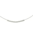 thumbnail image 3 of Quintessential Sterling Silver CZ Pave bar on 18" Chain, 3 of 4