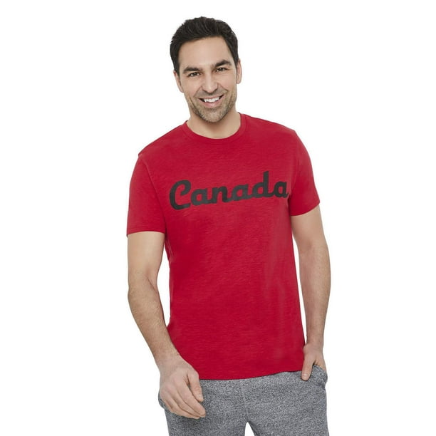 T-shirt avec imprimé graphique Canadiana pour hommes