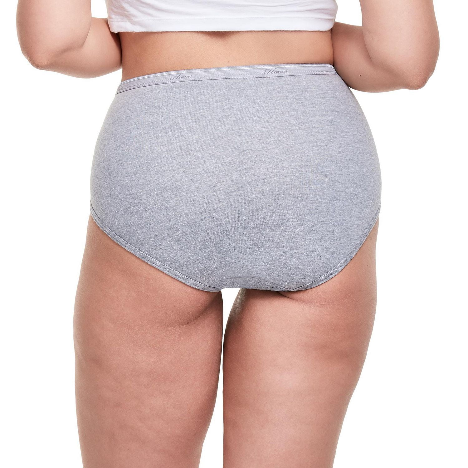 Paquet de 6 culottes base Hanes pour femmes Tailles P-2TG