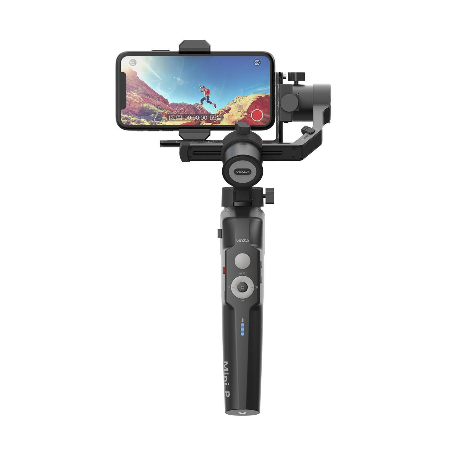 Moza Mini-P 3-axis Gimbal Stabilizer for Smartphones Action Cameras Compact  Cameras & Light Mirrorless Cameras 