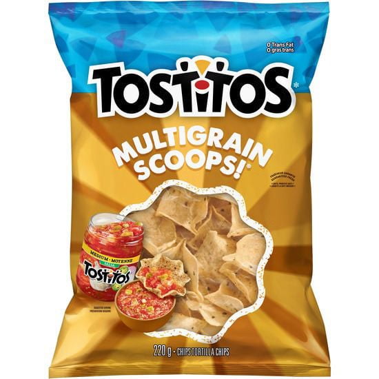 Chips tortilla multigrains Scoops! de Tostitos