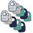 thumbnail image 1 of George Baby Boys' Bib 10-Pack, 1 of 6