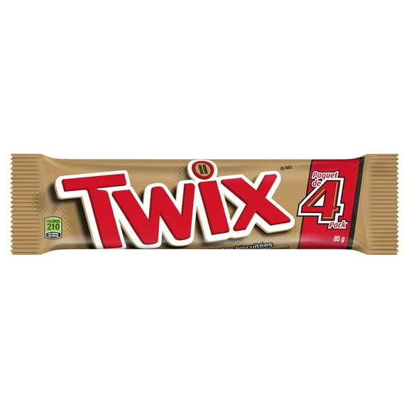 TWIX, Caramel Cookie Chocolate Candy Bar, King Size Bar, 85g