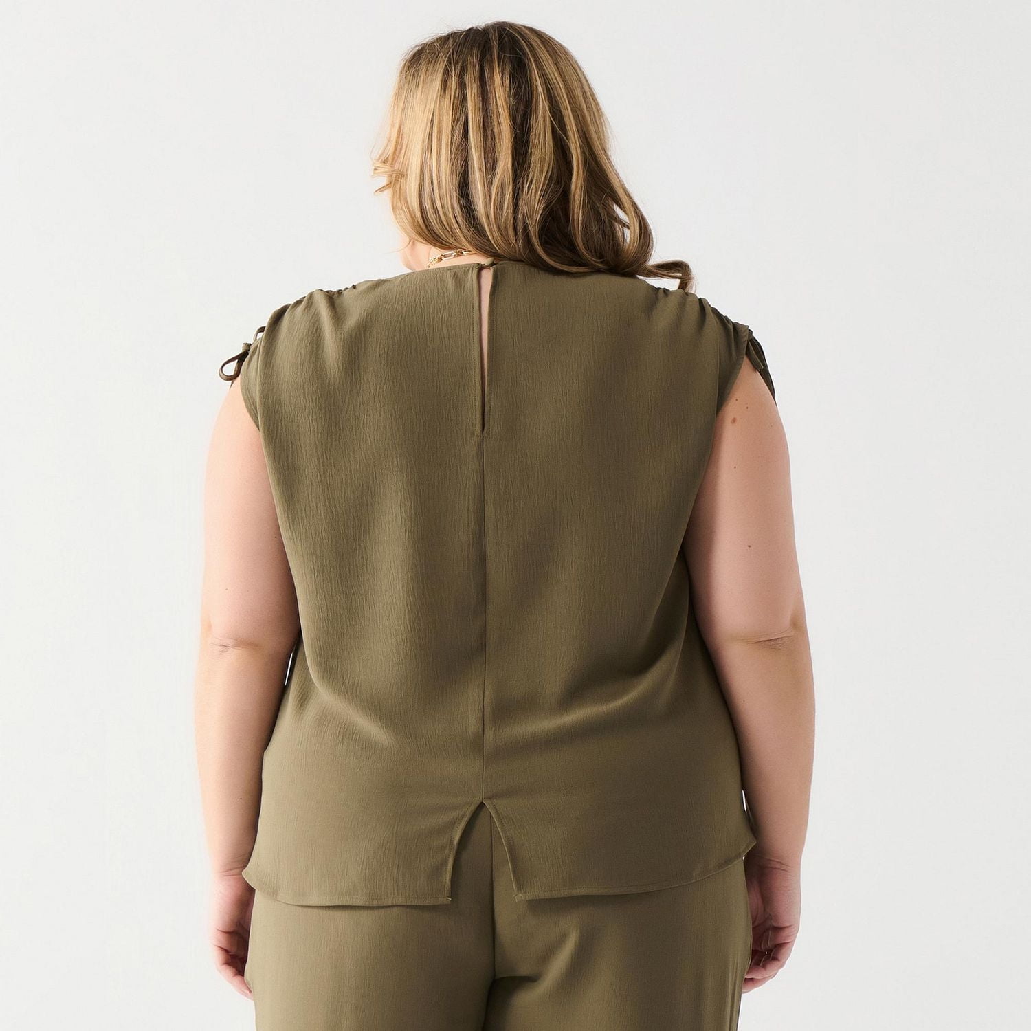 DV Haut ample S/S à cordon de serrage