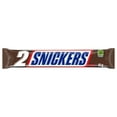 thumbnail image 1 of SNICKERS, Peanut Milk Chocolate Candy Bars, 2 Piece King Size Bars, 93g, 1 of 5
