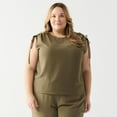 thumbnail image 1 of DV Haut ample S/S à cordon de serrage, 1 of 4
