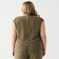 thumbnail image 3 of DV Haut ample S/S à cordon de serrage, 3 of 4
