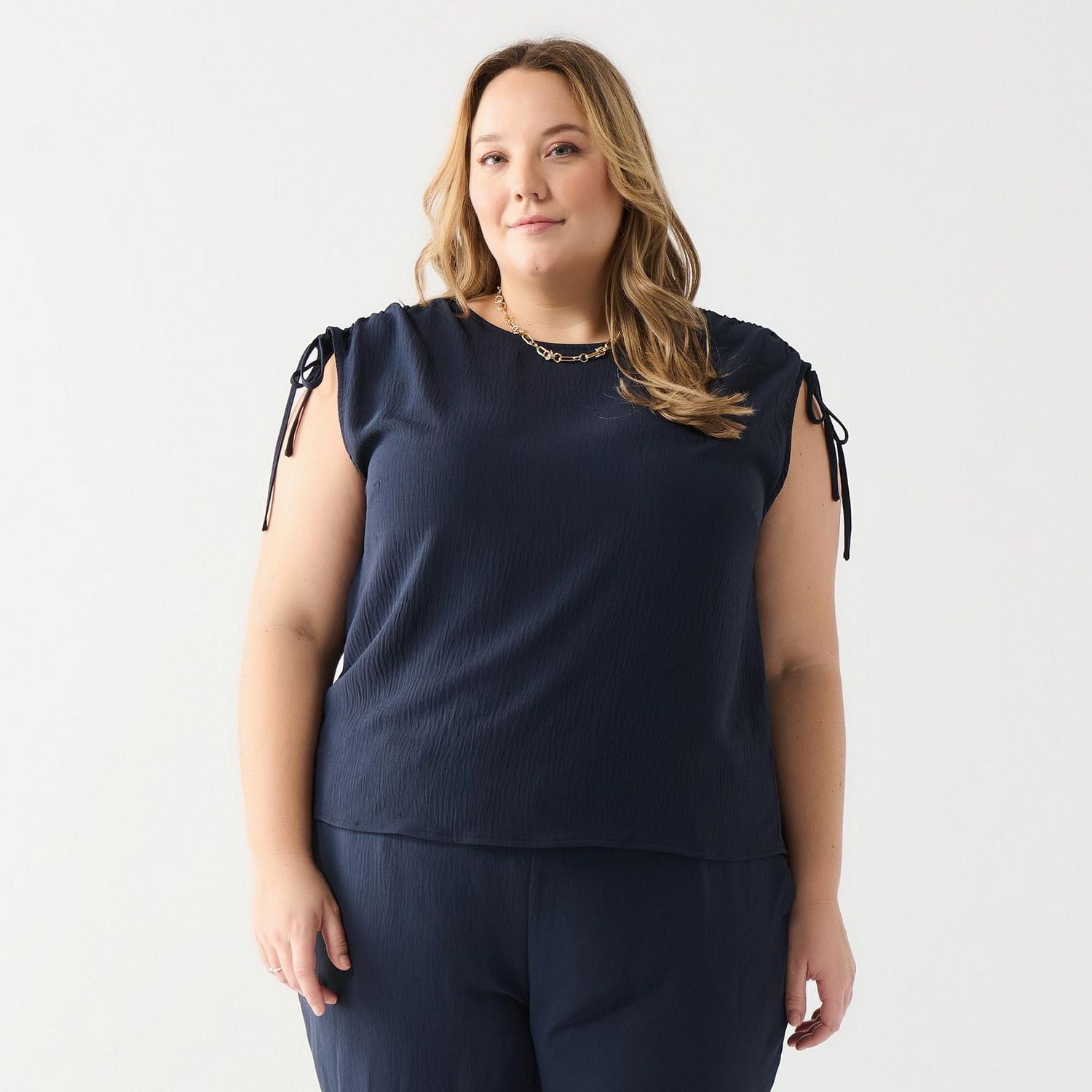 DV Haut ample S/S à cordon de serrage