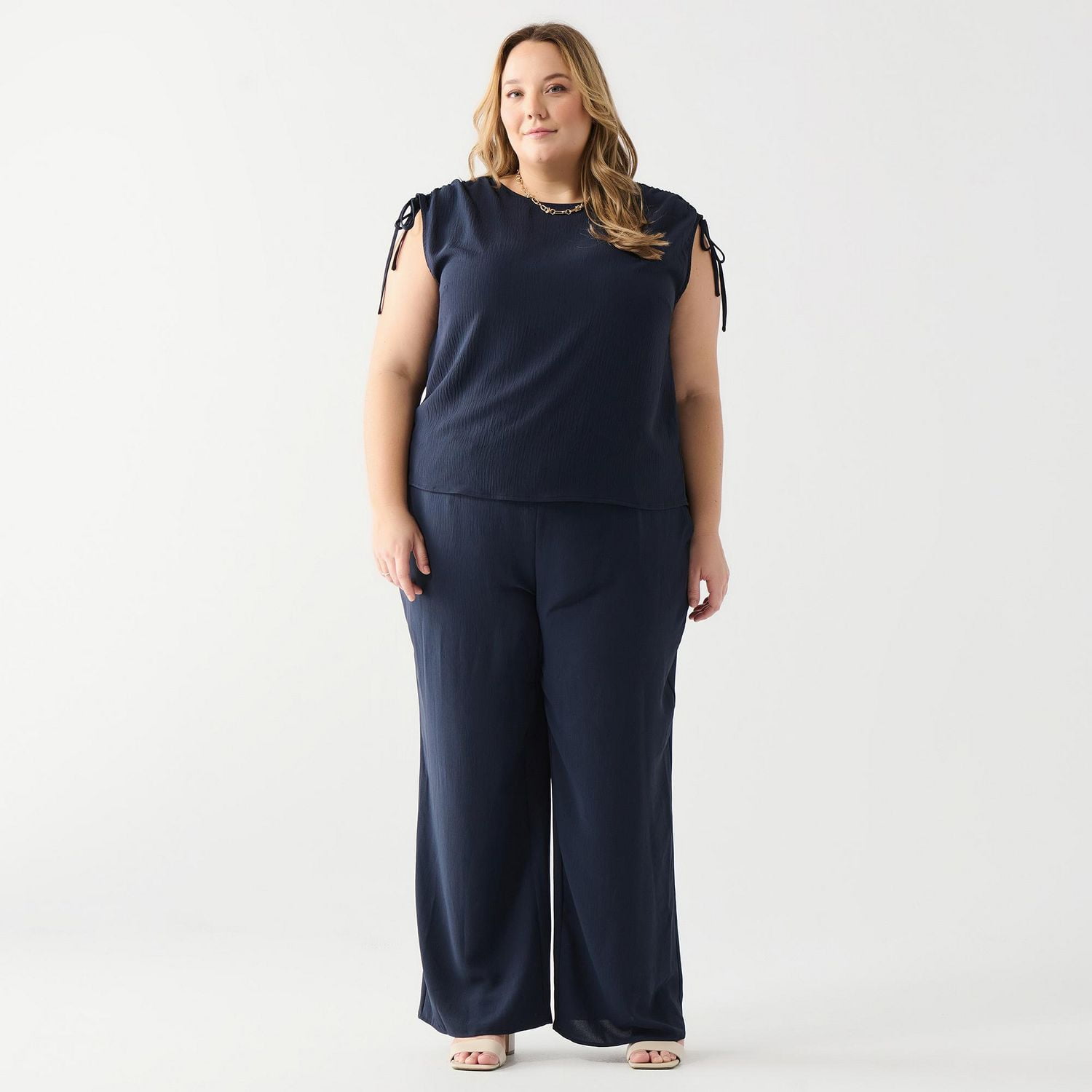 DV Haut ample S/S à cordon de serrage