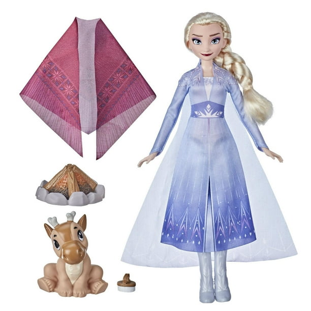 Disney La Reine des neiges 2, Feu de camp avec Elsa, poupée Elsa