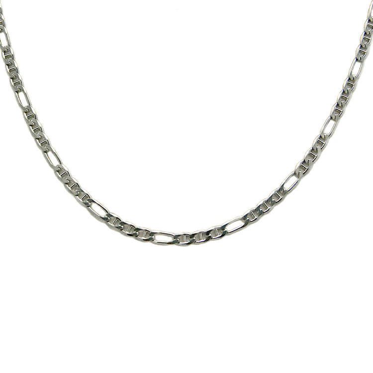 Sterling Silver Rhodium Plated 22