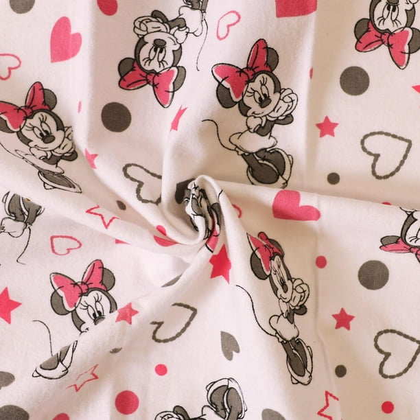 Paquet de 3 couvertures coton pour nouveau-né de Disney Minnie Mouse 