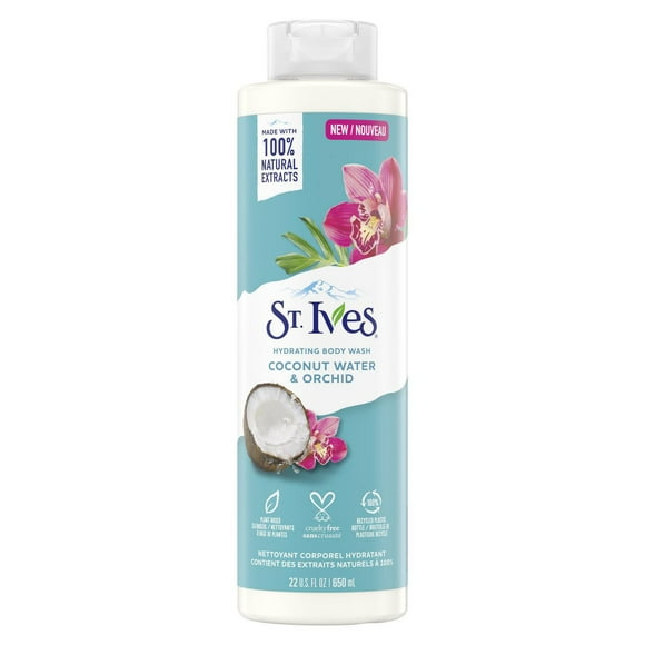 St. Ives Coconut Water & Orchid Body Wash, 650ml Body Wash