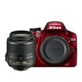 thumbnail image 1 of Nikon D3200 Digital SLR Camera Kit, Red, 1 of 5
