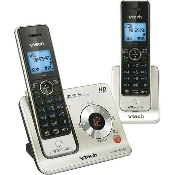 Vtech LS6425-2 Téléphone sans fil à deux combinés avec répondeur et afficheur/afficheur de l’appel en attente