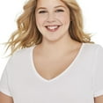 thumbnail image 4 of George Plus Women's Short Sleeve V-Neck Tee, 4 of 6