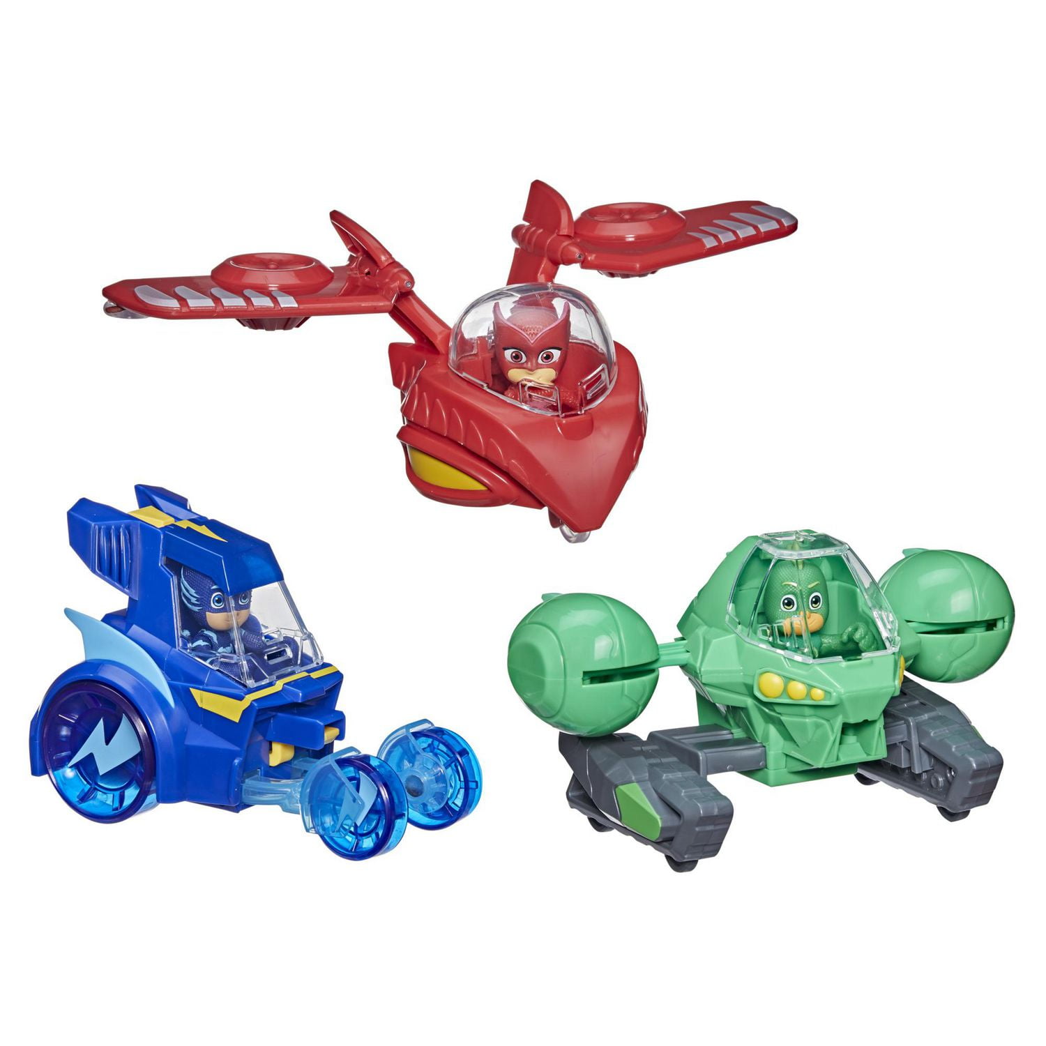 PJ Masks 3-in-1 Combiner Jet Preschool Toy, PJ Masks Toy Set with