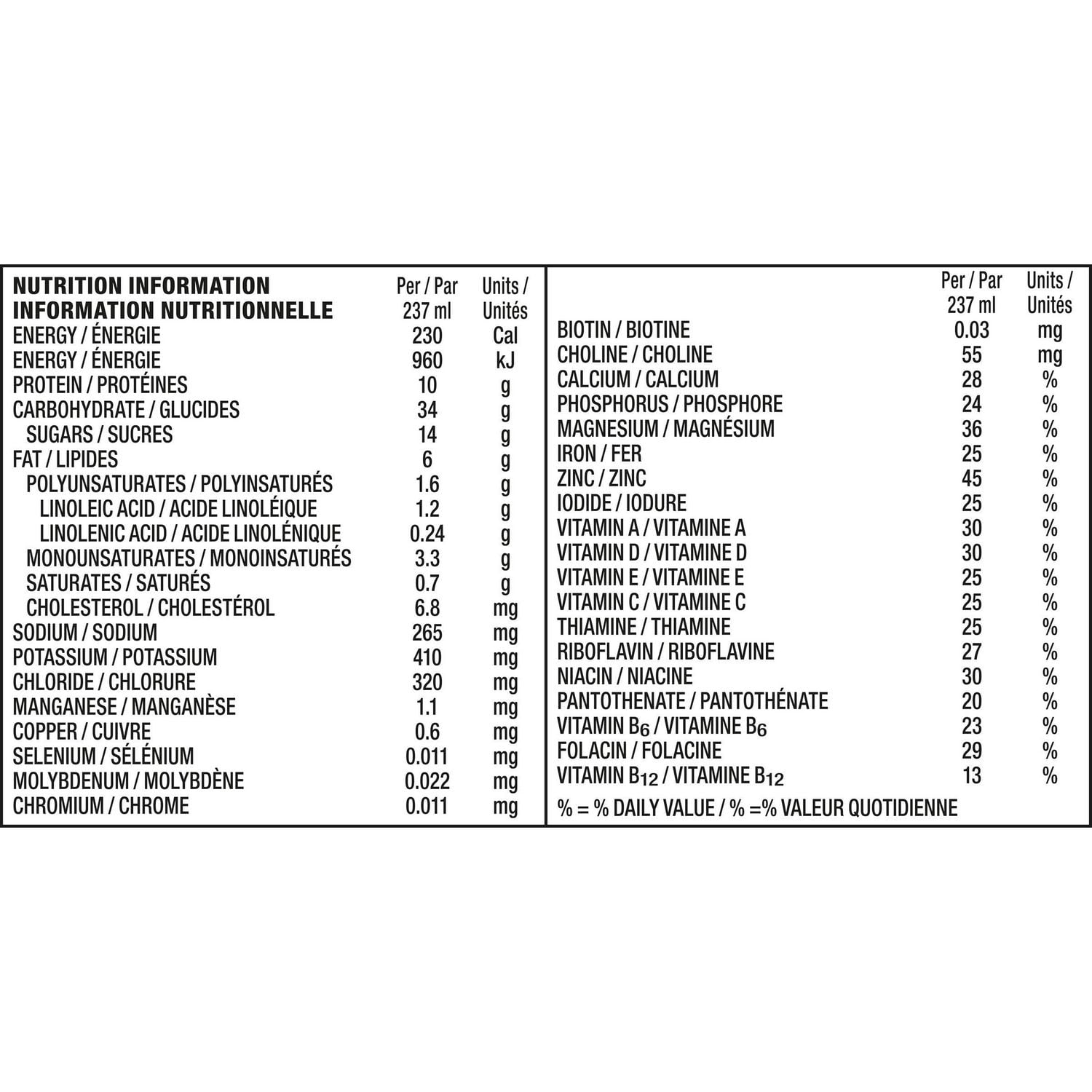 Substitut de repas BOOST Original, latte au chocolat, emb. de 6 1.5 kg