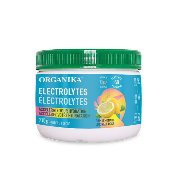 ORGANIKA Électrolytes Limonade Rose Fraise