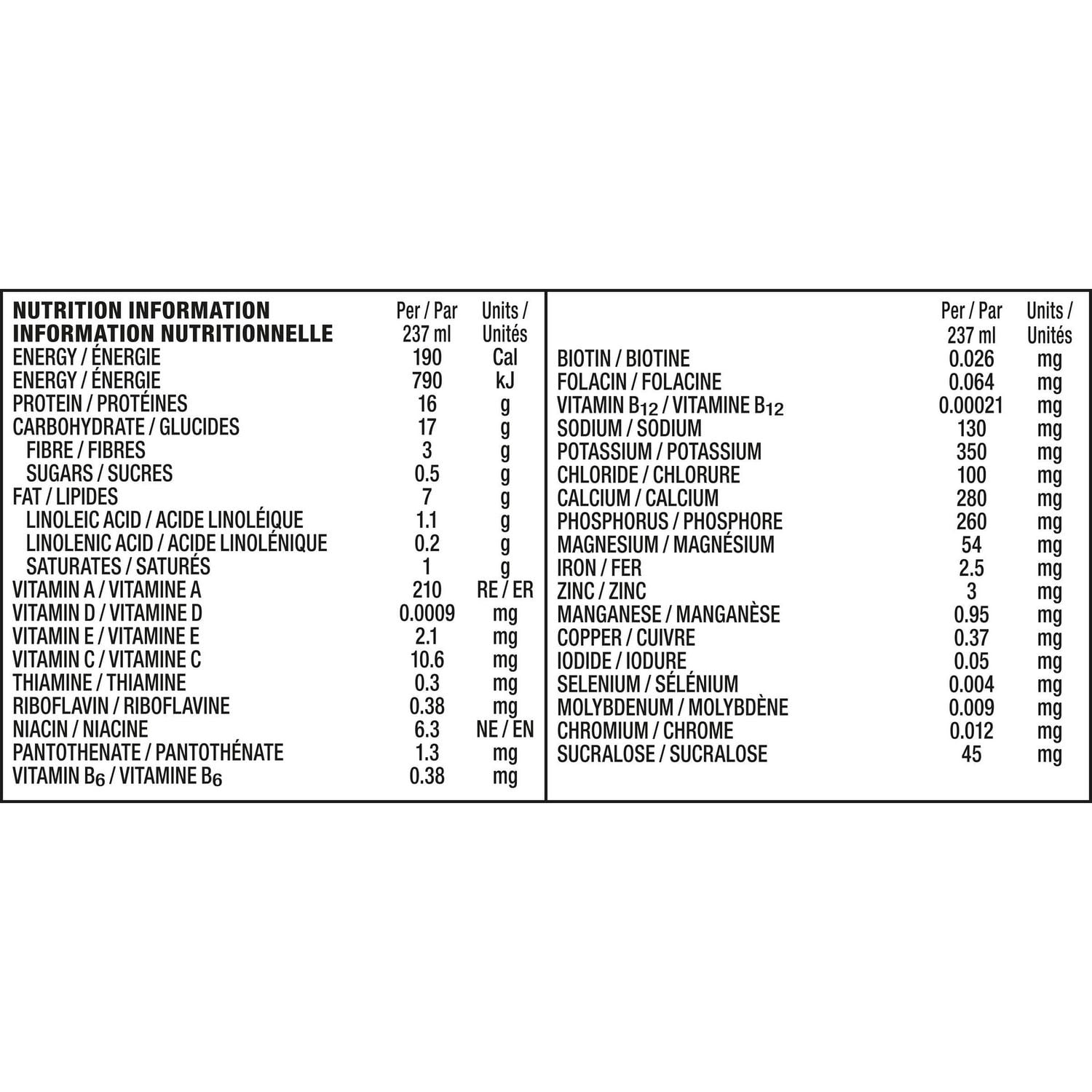BOOST CarbSmart Chocolate, High Protein, Low Sugar, 24 Vitamins & Minerals, Nutritional Supplement, 16g Protein, 0.5g Sugar, Kosher, Gluten-free, Suitable For Diabetics, 6 x 237 ML