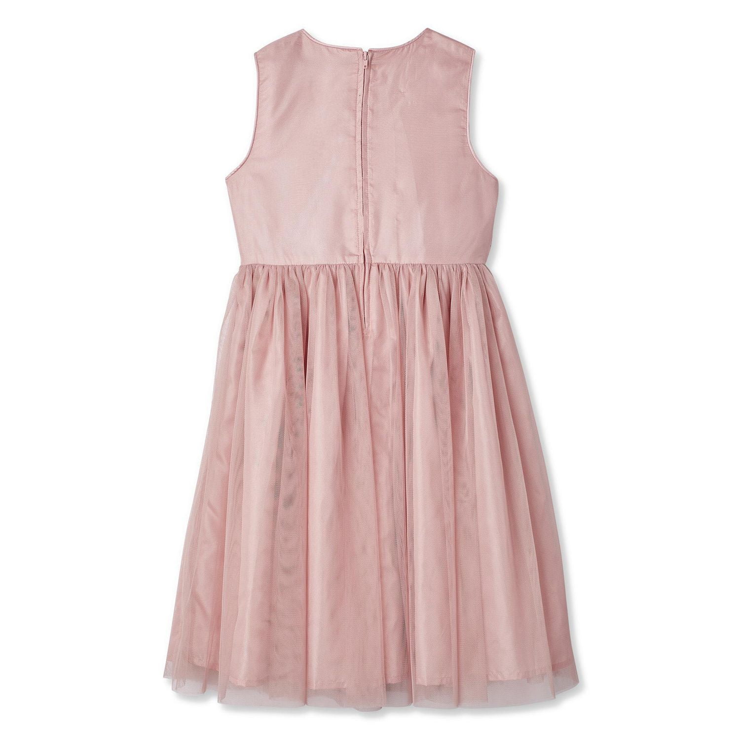 George Girls' Sequin Bodice Dress with Mesh Skirt