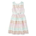 thumbnail image 2 of Robe en satin rayé George pour filles, 2 of 2