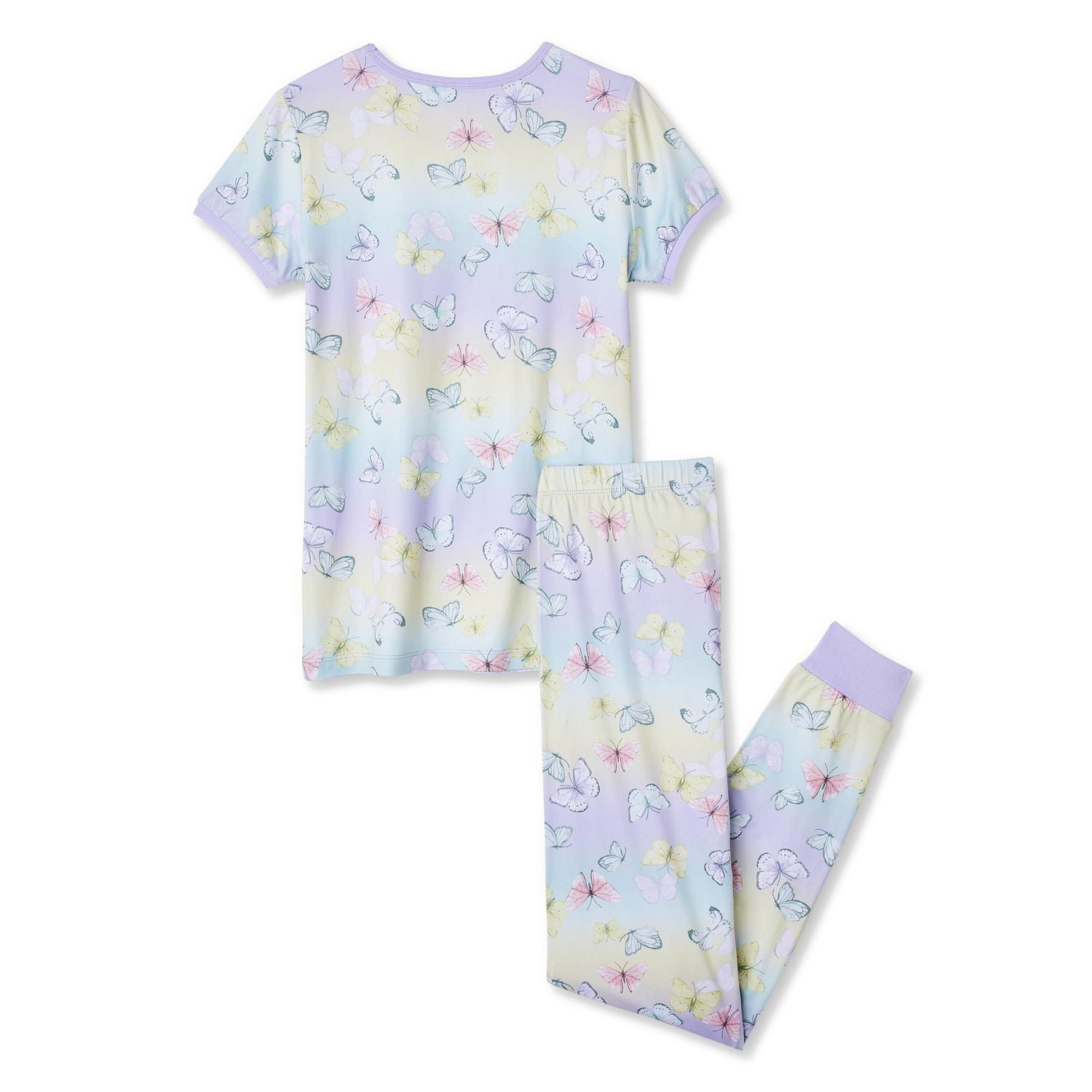 George Girls' Tee and Jogger 2-Piece Pajama Set