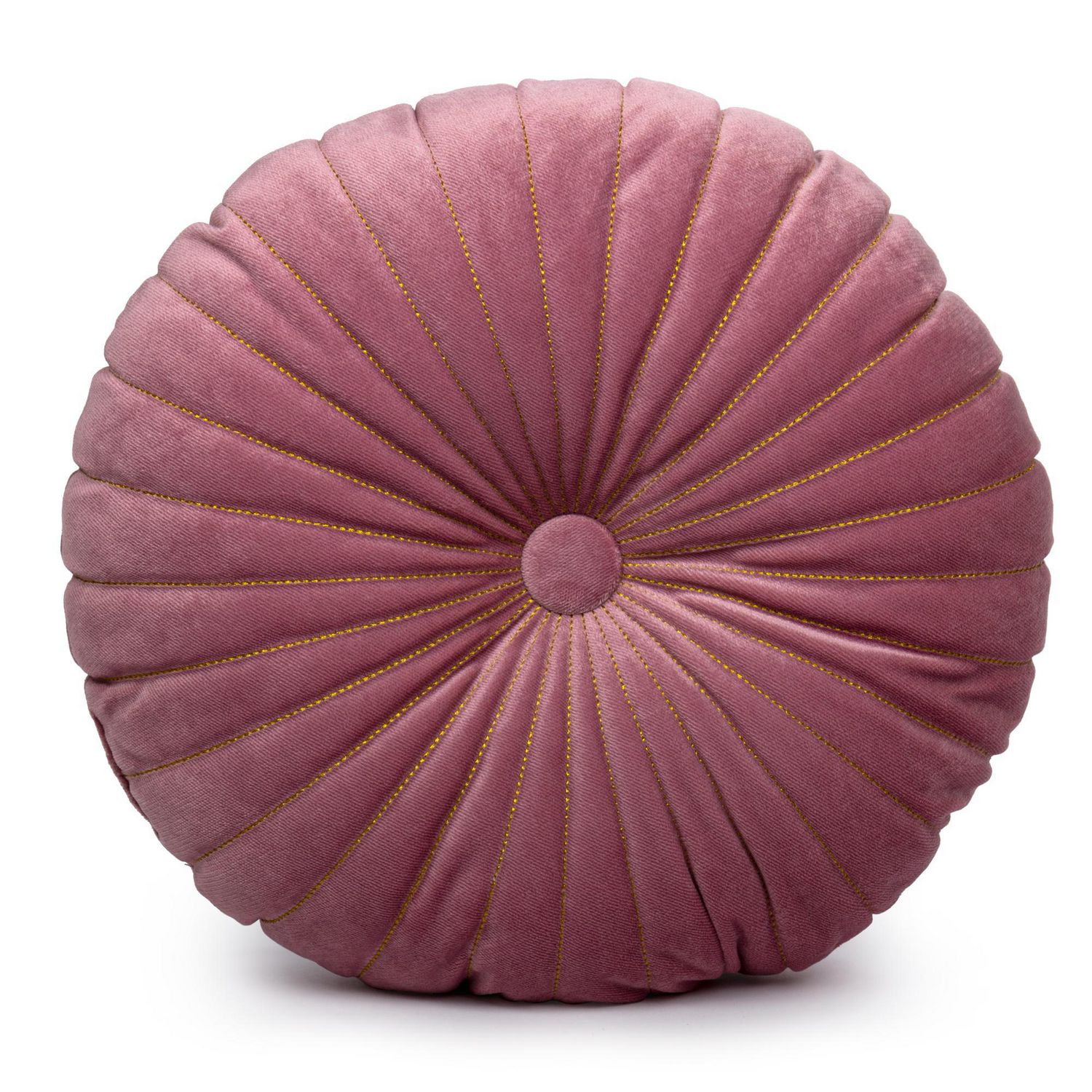 Pink velvet best sale round pillow