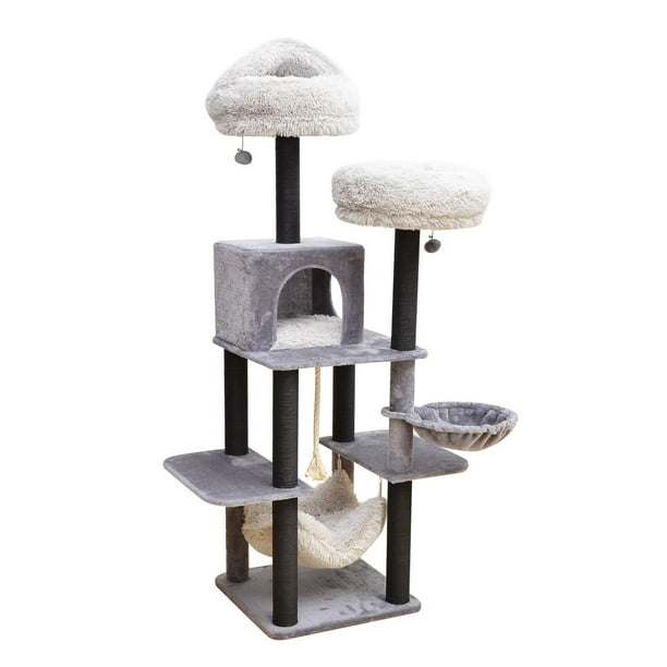 Catry Bradbury 7 Level Cat Tree With Hammock And Condo
