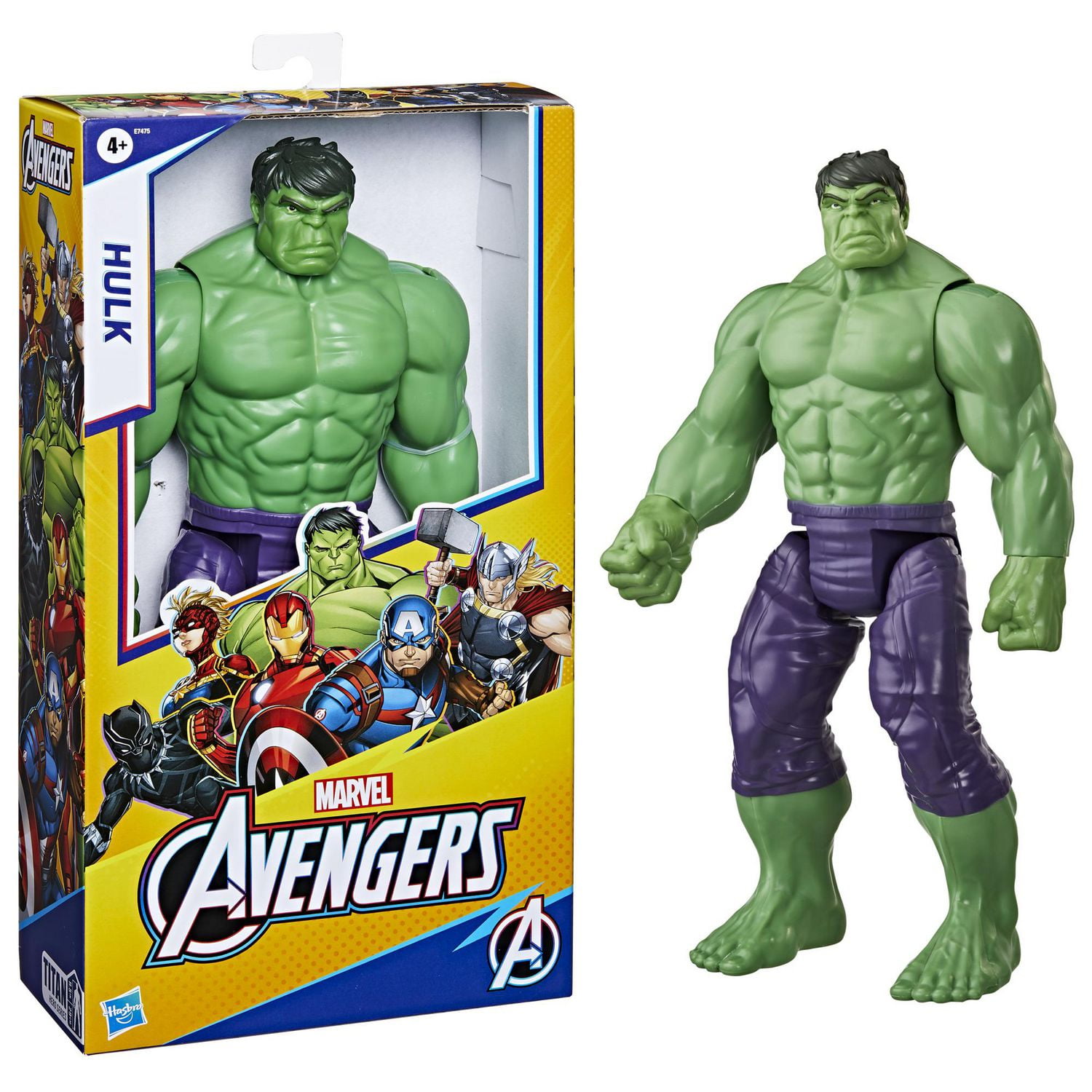 Marvel Avengers Titan Hero Series Blast Gear Deluxe Hulk Action Figure 12 Inch Toy For Kids Ages 4 And Up Ages 4 and up. Walmart