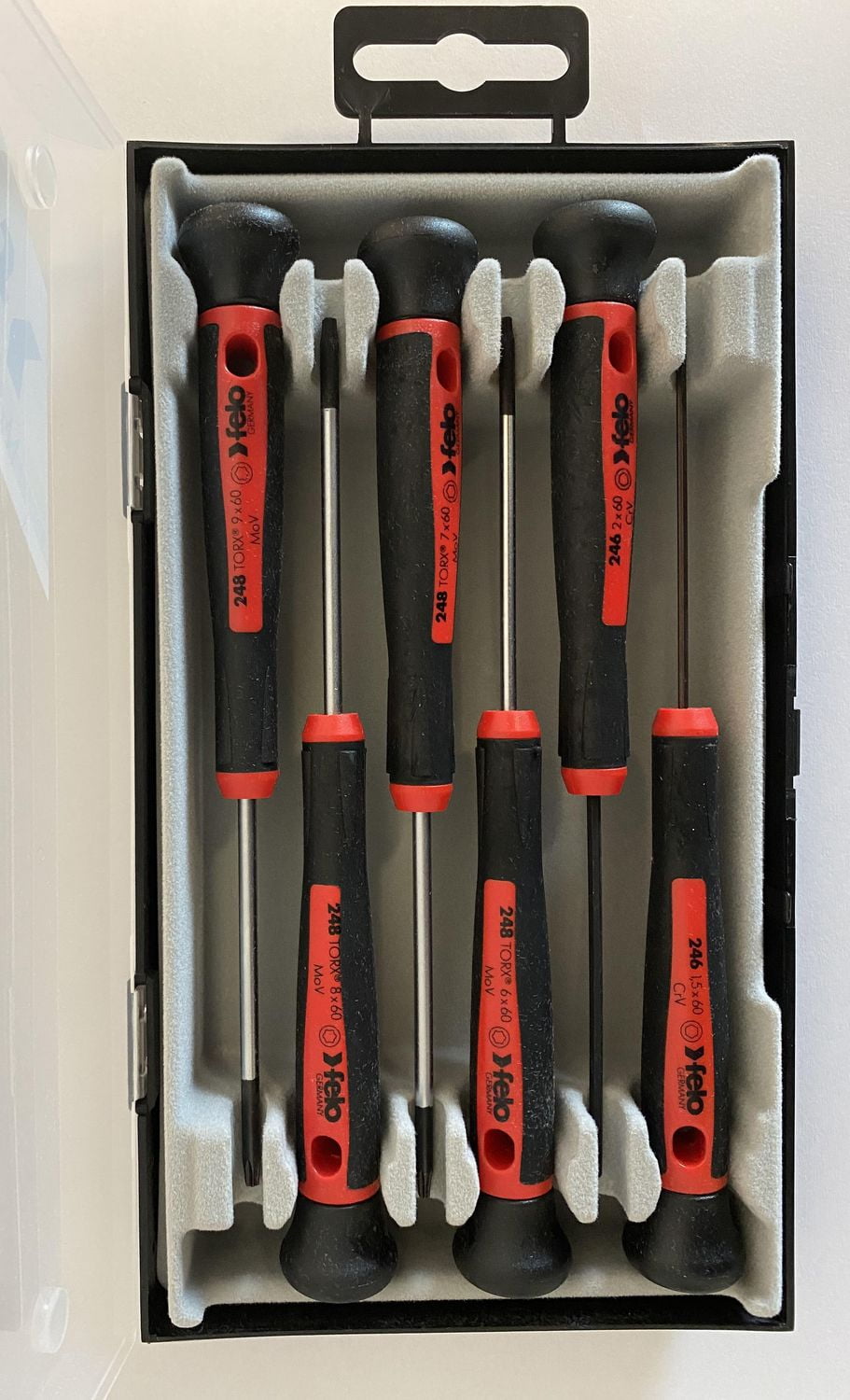 Precision Screwdiver Set 6 pcs. Torx/Hexagonal