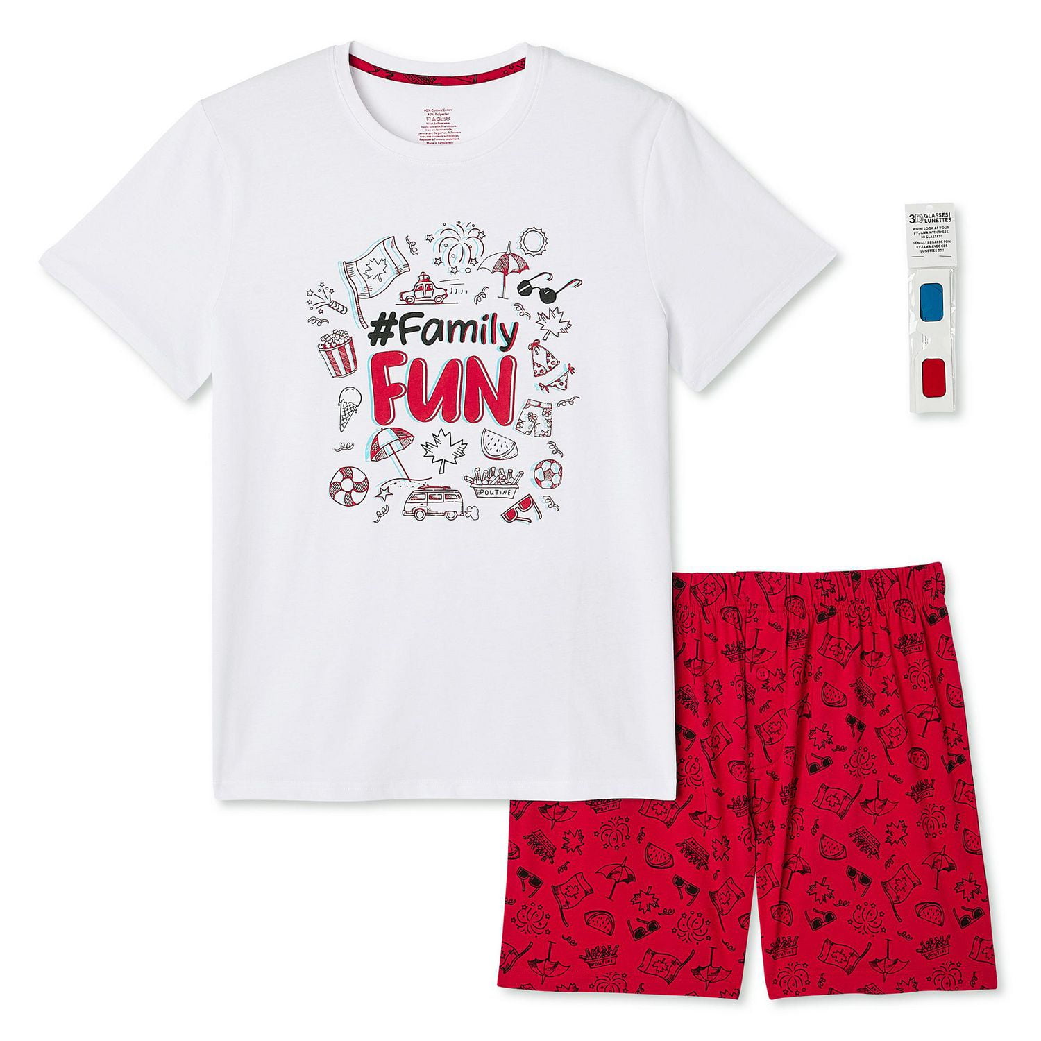 Pyjama 2 pièces au thème du Canada George pour hommes