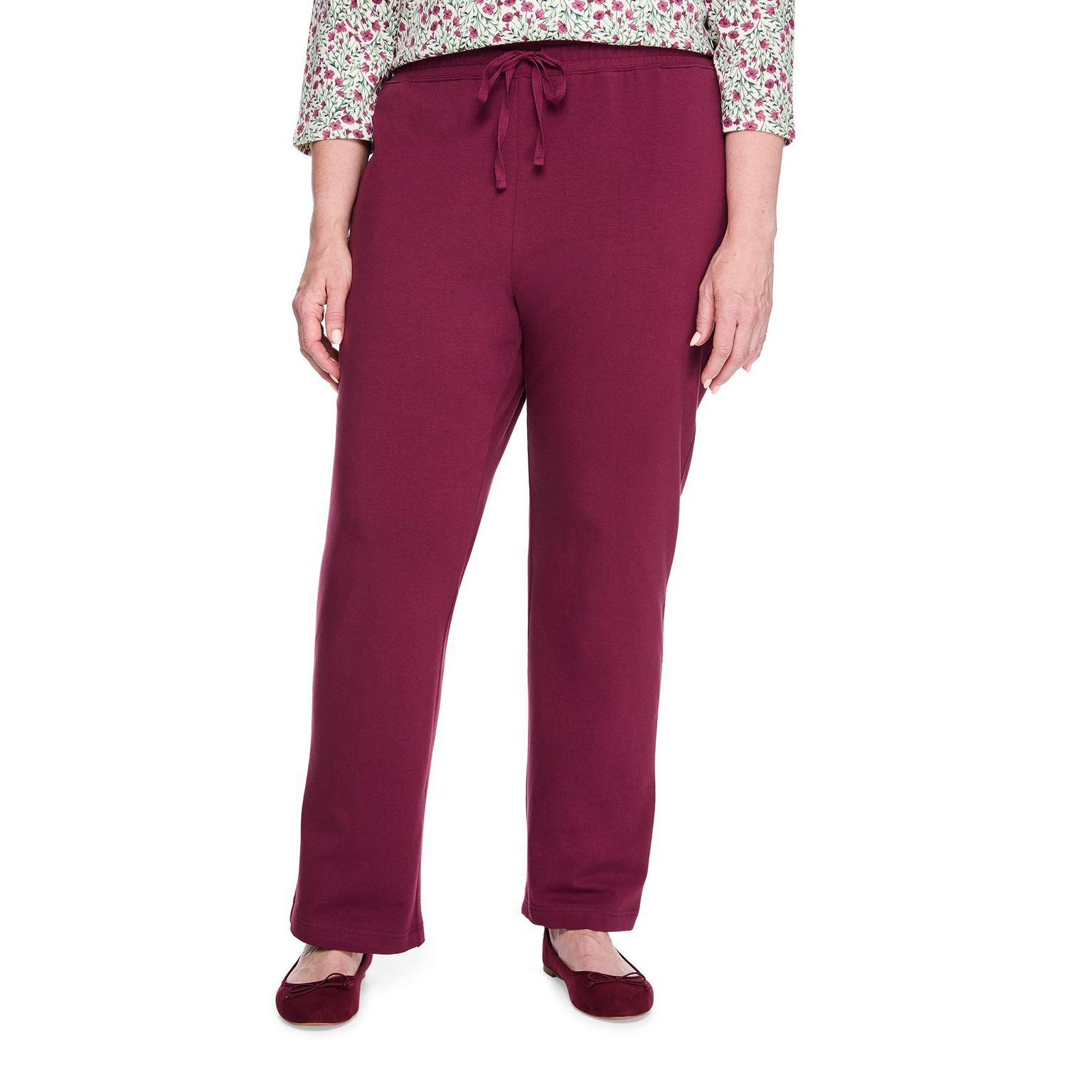 Pantalon à enfiler en tricot Karen Scott Plus pour femmes