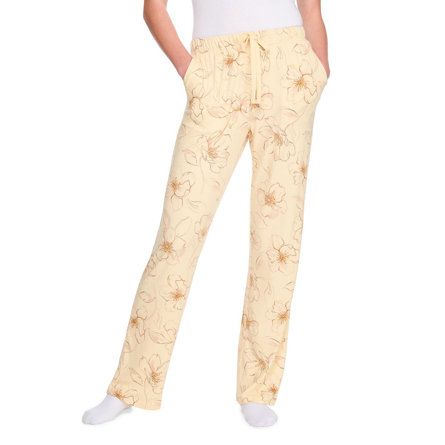 Pantalon de nuit à effet peau pêche George pour femmes