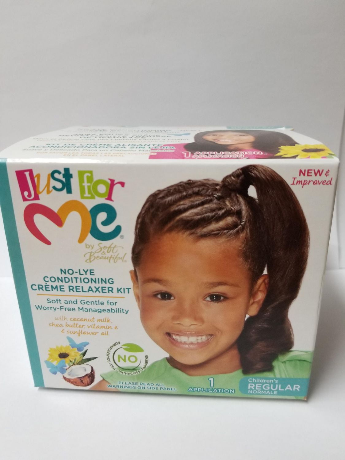 Just For Me No Lye Conditioning Creme Relaxer Kit Kids Regular