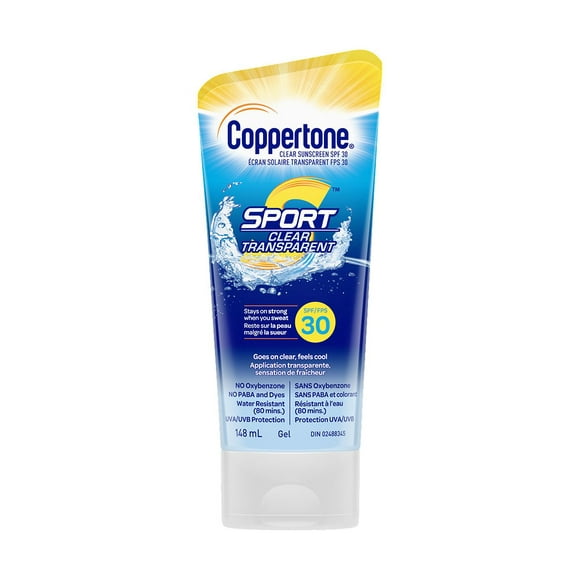 Coppertone Sport Écran Solaire en Gel Transparent FPS 30