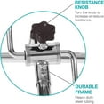 thumbnail image 3 of DMI Lightweight Mini Pedal Exerciser Leg and Arm Peddler, Adjustable Tension, Silver, 3 of 5